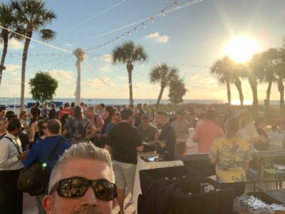 Selfie on the Beach at Tech Congress 2019