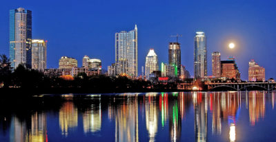 Austin Skyline at Night