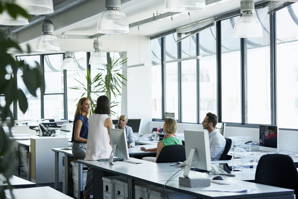 People in an office